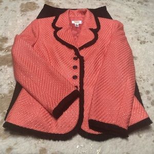 Talbots | 2 Piece Tweed Skirt Suit Career Size 6